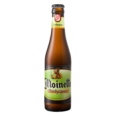 5410702000539 Moinette Bio<sup>1</sup> - 33cl Biologish bier met nagisting in de fles (controle BE-BIO-01)